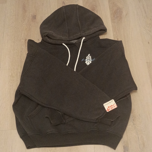 NWT FP Movement Final Call Logo Hoodie- BLACK/WHITE COMBO - Picture 4 of 5